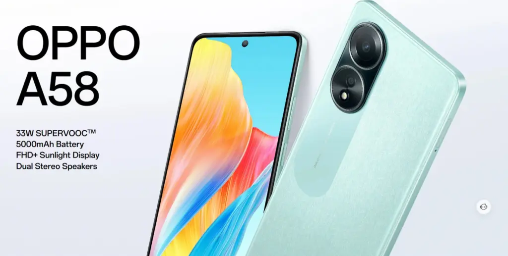 Oppo A58 4G: أفضل موبايل اقتصادي بمواصفات متكاملة 2025